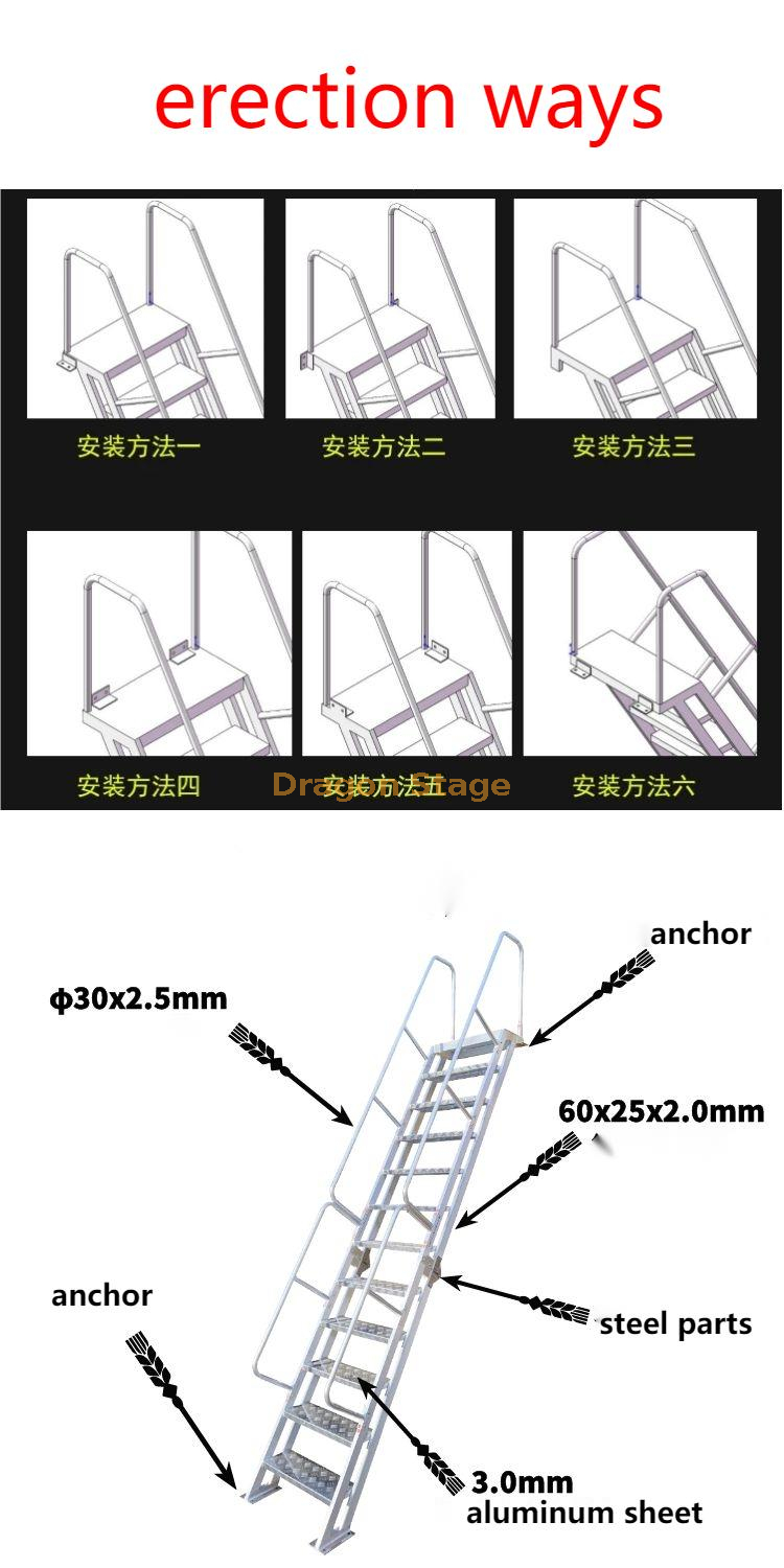 aluminum dual pole attic ladder (4)