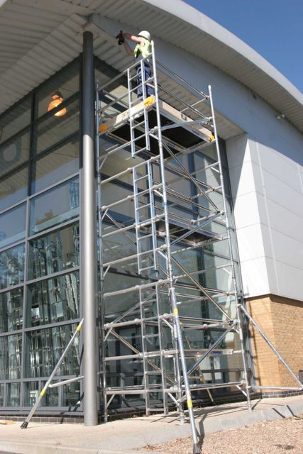 Custom Aluminum Building Scaffold Mobile Ladder Frame Scaffolding Tower