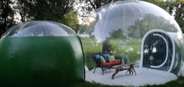 Factory Price Geodesic Glass Dome House Tent for Camp 