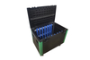Low Shipping Cost Detachable Removable Folding LED LCD Lighting Utility Cable Rack Trunks Plastic ABS Flight Road Cases 8in1 