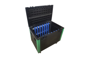 Low Shipping Cost Detachable Removable Folding LED LCD Lighting Utility Cable Rack Trunks Plastic ABS Flight Road Cases 8in1 