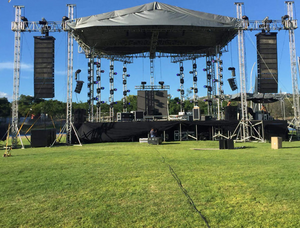 Outdoor Aluminum Stage Truss System with PA Wings System 40ft * 50ft * 26ft