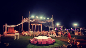 studio circular black stage truss