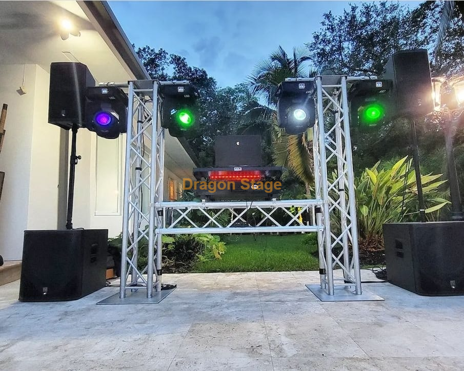 DJ Lighting Tower Truss Totem 300mm,400mm from China manufacturer - DRAGON  STAGE