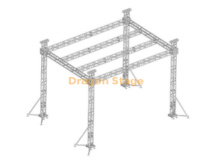 Aluminum Truss Frame with 2 Beams in Middle 50x30x12ft