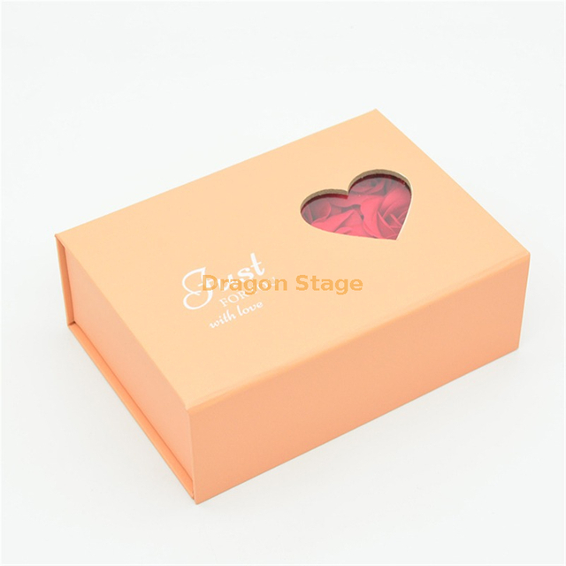 Wholesale personalized custom earrings ring gift box glass cup packaging box with clear pvc window