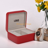 Wholesale Luxury Custom Red Leather Watch Gift Box