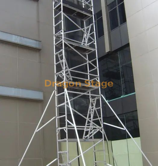 8.05m Aluminum Scaffolding with Hang Ladder Instructions