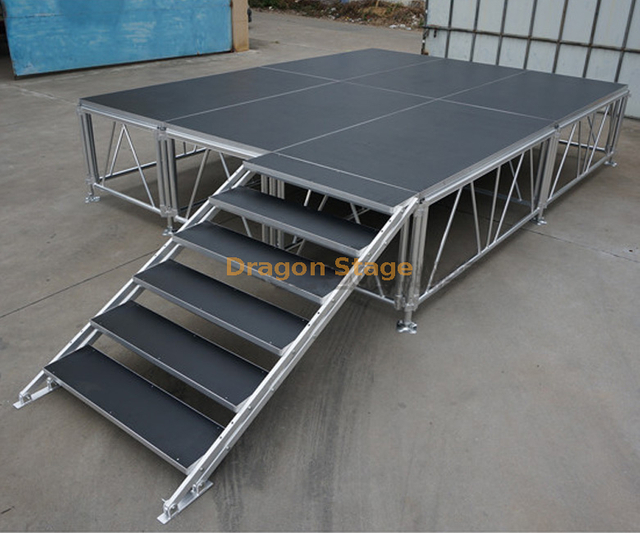 2x1m Aluminum Stage Platform for Concert Event Production with Different Height 2x2m