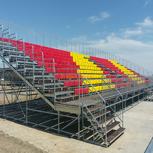 Safety Metal Structure Steel Bleacher Seats Stadium Aluminum Grandstand Seating System