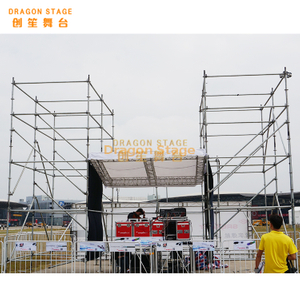Layher Frame Aluminum Truss Display Dj Lighting Frame Plate Buckle Scaffold System Performance Stage Scaffold Display Truss