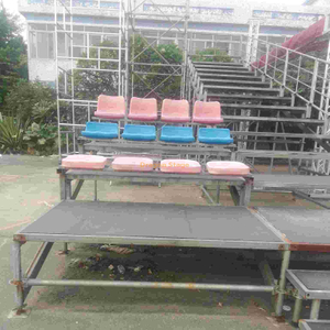 Outdoor Commercial Furniture School Football Filed Court Steel Layer Seating Bleacher