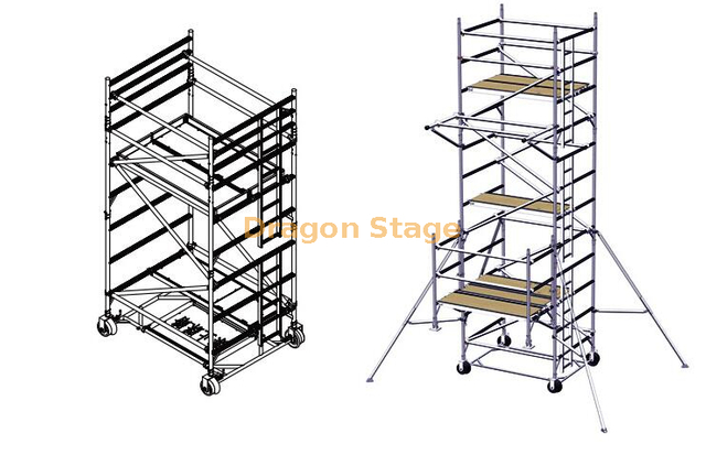 aluminum cantilever scaffold requirements