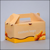 Wholesale Custom Printed Restaurant Roast Chicken Fast Food Packaging Fried French Chips Paper Box