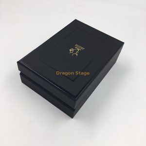 Luxury touch paper perfume box black