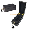 Black Piano Lacquer Custom Luxury wooden Perfume Bottle Box Packaging Gift Boxes With Key Lock