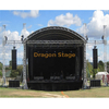 Aluminum Line Array Stage Curved Roof Trusses 21x17x7m