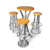 Aluminum Portable Truss Furniture Chair And Table, Truss Bar Stools And Chair for Night Club
