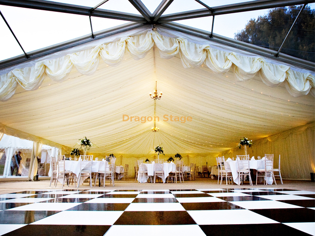 Arabian Dubai Luxury Large White Roof Aluminum Marquee Wedding Tent 