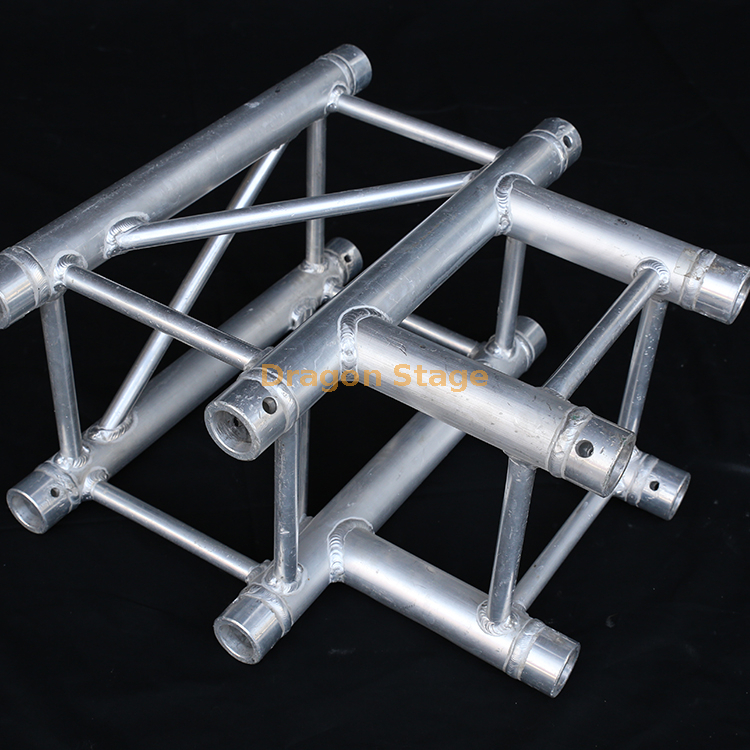 Aluminum Spigot 300x300mm / 289x289mm Square Box 3 Ways Corner Truss