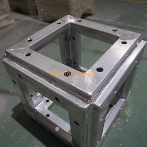 Durable Aluminum Square Quad 6-way Multi Cube Connectors Junction Block for Screw Bolt Truss Box Corner
