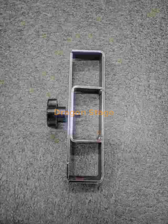 Galvanized Iron Quick Stage Square Leg Clamp for 2 Legs