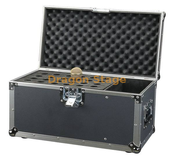 Event High Quality Durable Plywood Black Aluminum Flight Case