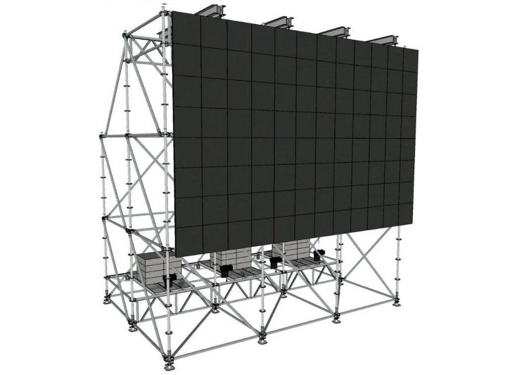 led on layher truss