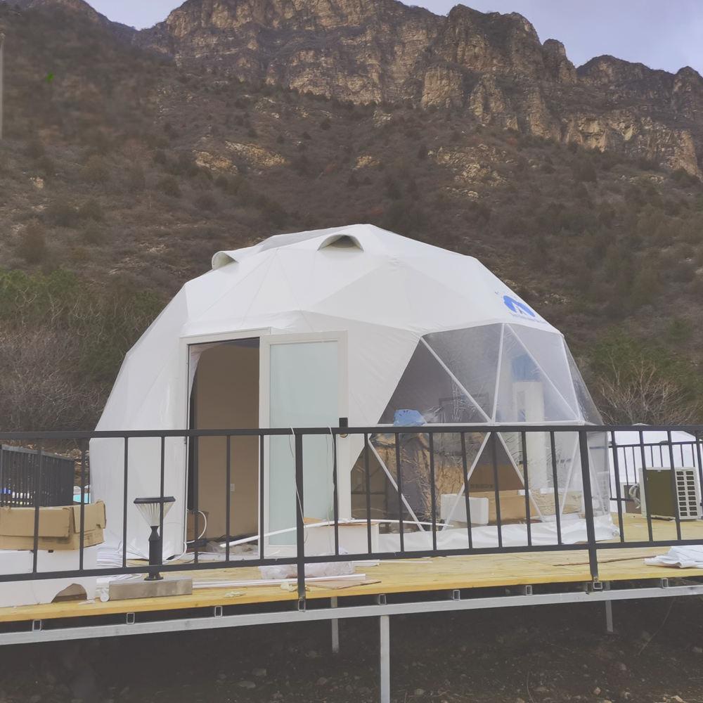 Dome Tent for Travel Resort with Door