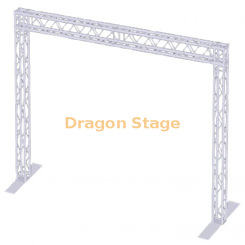 8.20FT (2.50m) Square Truss Segments with 2 Way 90 Degree Square Truss Corner Blocks Truss Display System Package