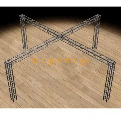 Global Truss 20'x20' X Shaped Trade Show Booth / Exhibit System - Modular F34 Box Truss