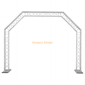 Global Truss Arch System 10FT Wide x 8FT High Mobile DJ Archway