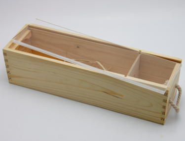 log color wooden box