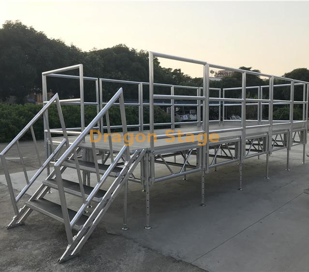 Aluminum Stage Platform for Wedding Parties Events 17.08x15.86m