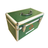 Event Green First Aid Box Aluminum Case with Partition Storage Case