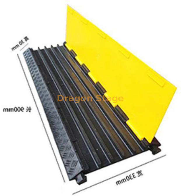 5-hole Rubber Cable Ramp Protective Board for Event (3)