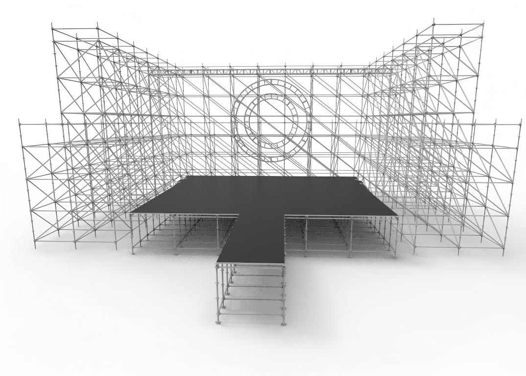12x10m Ringlock Concert Stage with 2x6m Runway, LED Side Supports and Circular Aluminum Truss.jpg