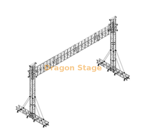 10x6m Heavy-Duty Aluminum Goal Post Truss System for LED Screens