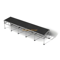 Outdoor Adjustable Catwalk T Stage 20x4ft