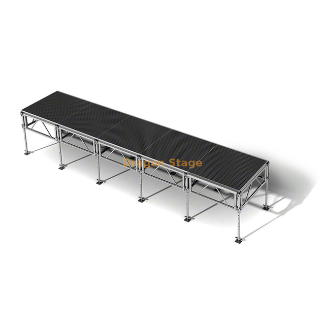 Outdoor Adjustable Catwalk T Stage 20x4ft