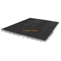 40x40ft Modular Aluminum Stage System with Adjustable Legs