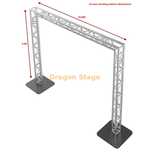 6x3m Triangular Aluminum Truss Goal Post System for LED Screens And Lighting
