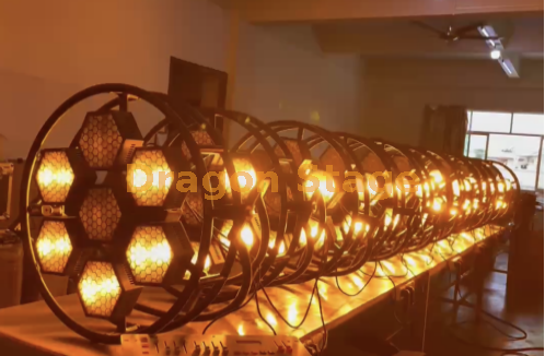 7 Circular Hexagonal COB Pixel Background Lights1