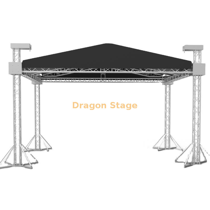 Small Event Stage And Trusses for Outdoor Performance 9x5x6m