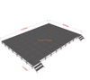 Aluminum Portable Dj Lighting Truss Stage Platform 12.2x8.54m