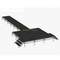 10.98x3.66m Professional T-Shape Modular Aluminum Stage | 0.4m–0.8m Adjustable Height Fashion Runway Kit