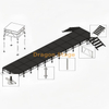 13.42x2.44m Professional Aluminum Runway Stage | Adjustable 0.4m–0.8m Modular Catwalk with Dual Stairs
