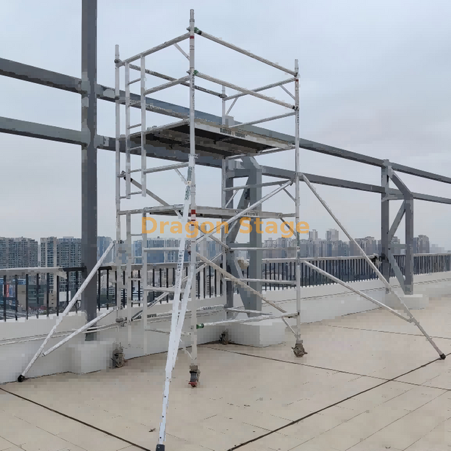 Aluminium Scaffolding Tower For Building Facade Maintenance