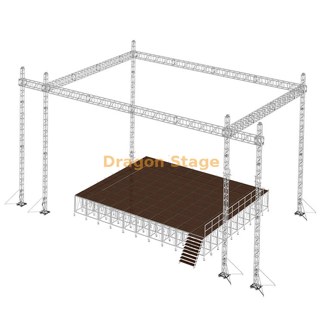 Concert Aluminum Hanger Speaker Truss 9x6x6m