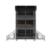 4x4x6m Multi-Level Hybrid Ringlock FOH Control Tower with Aluminum Roof Frame